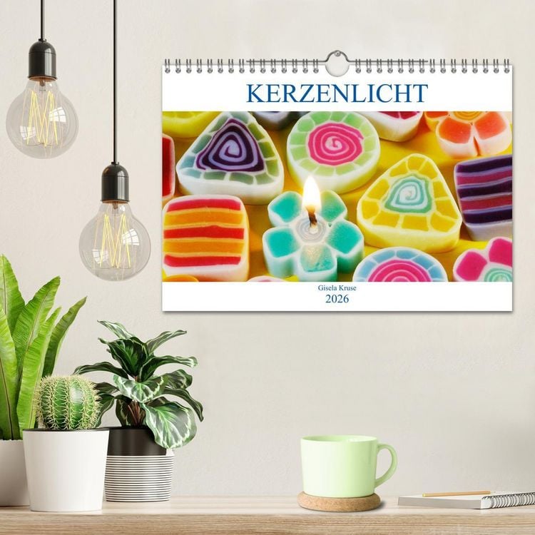 Produktbild: Kerzenlicht (Wandkalender 2026 DIN A4 quer), CALVENDO Monatskalender