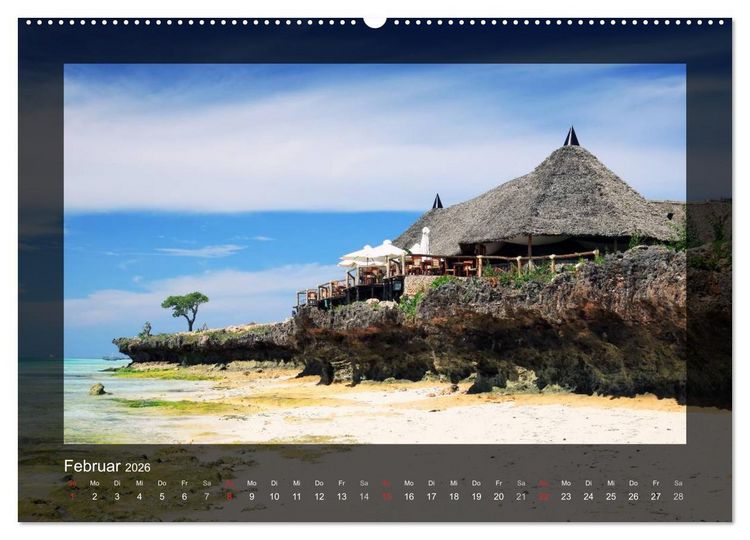 Produktbild: Sansibar (Wandkalender 2026 DIN A2 quer), CALVENDO Monatskalender