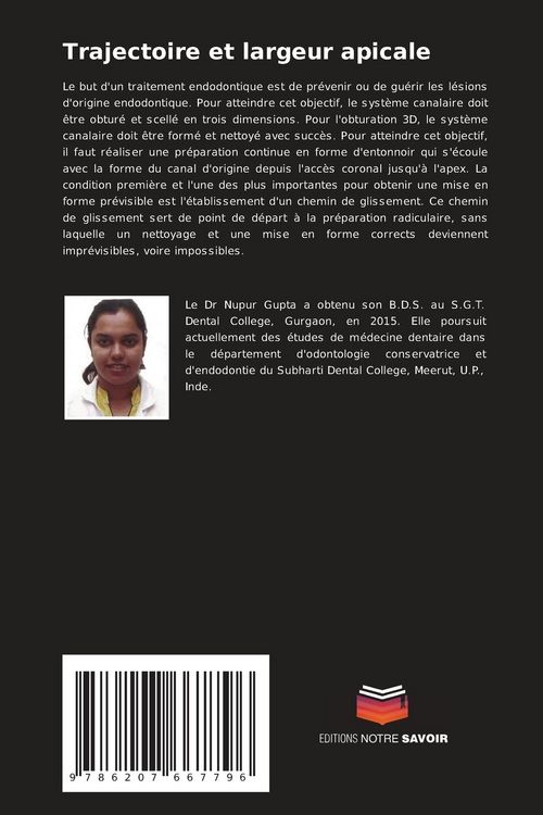 Produktbild: Trajectoire et largeur apicale
