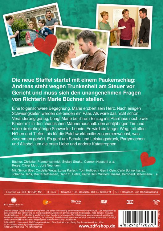 Produktbild: Herzensbrecher - Vater von vier S&ouml;hnen - Staffel 4 [3 DVDs]
