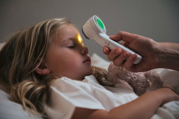 Produktbild: Braun Fieberthermometer Ber&uuml;hrungsloses messen BNT400WE