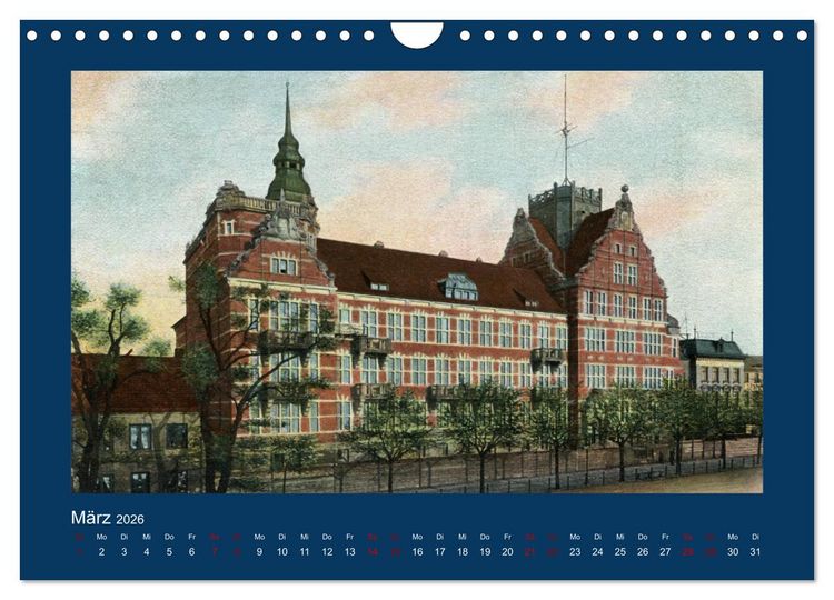Produktbild: Lebendiges Hamburg von 1888 bis 1918 (Wandkalender 2026 DIN A4 quer), CALVENDO Monatskalender