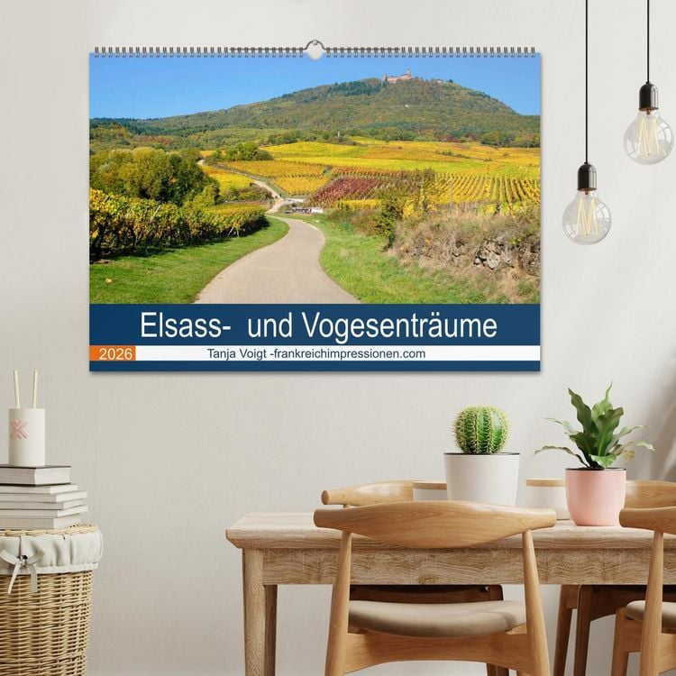 Produktbild: Elsass- und Vogesentr&auml;ume (Wandkalender 2026 DIN A2 quer), CALVENDO Monatskalender