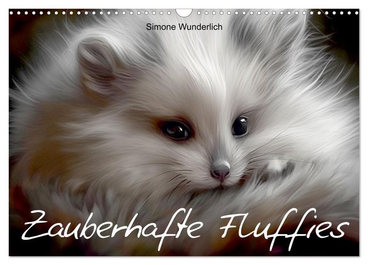 Produktbild: Zauberhafte Fluffies (Wandkalender 2026 DIN A3 quer), CALVENDO Monatskalender
