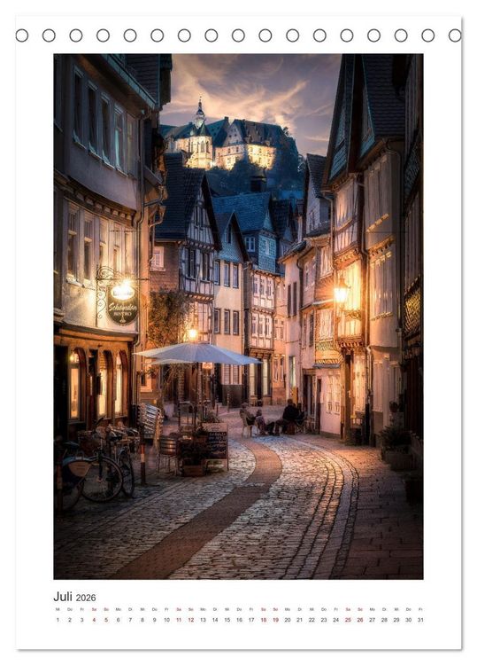 Produktbild: Mein Marburg (Tischkalender 2026 DIN A5 hoch), CALVENDO Monatskalender