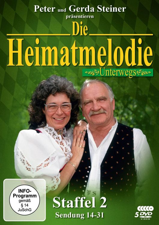 Produktbild: Peter und Gerda Steiner pr&auml;sentieren: Die Heimatmelodie - Staffel 2 (Unterwegs) [5 DVDs]