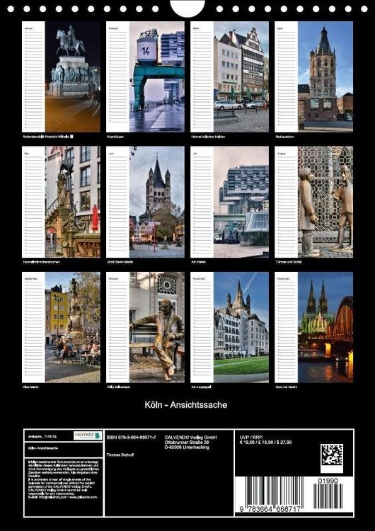 Produktbild: K&ouml;ln - Ansichtssache (Wandkalender immerw&auml;hrend DIN A4 hoch)