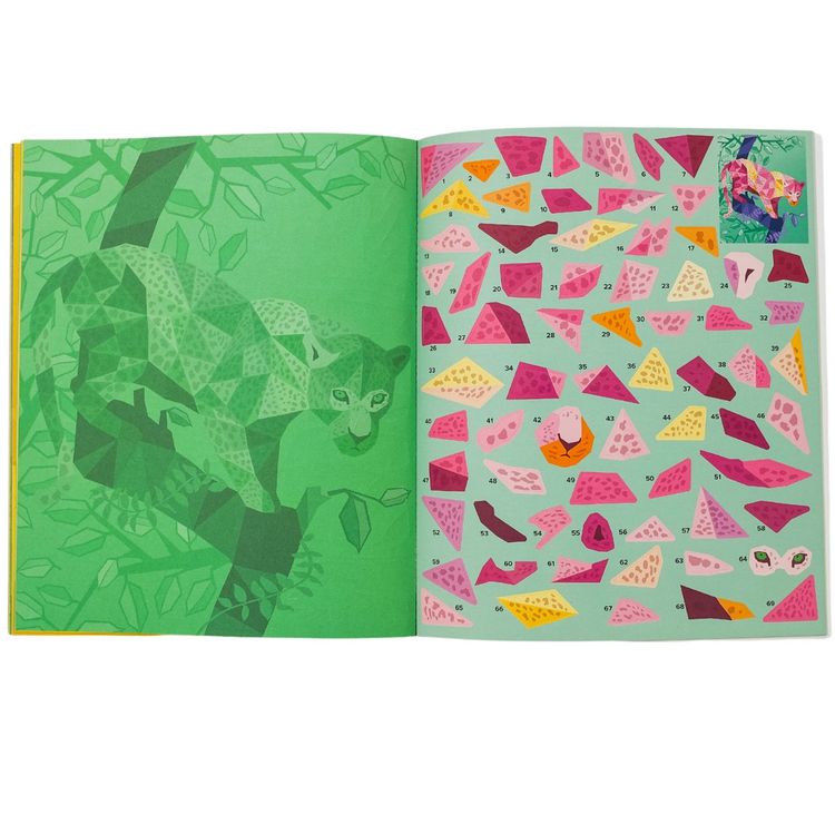 Produktbild: Sticker Painting Buch Safari (MQ3)