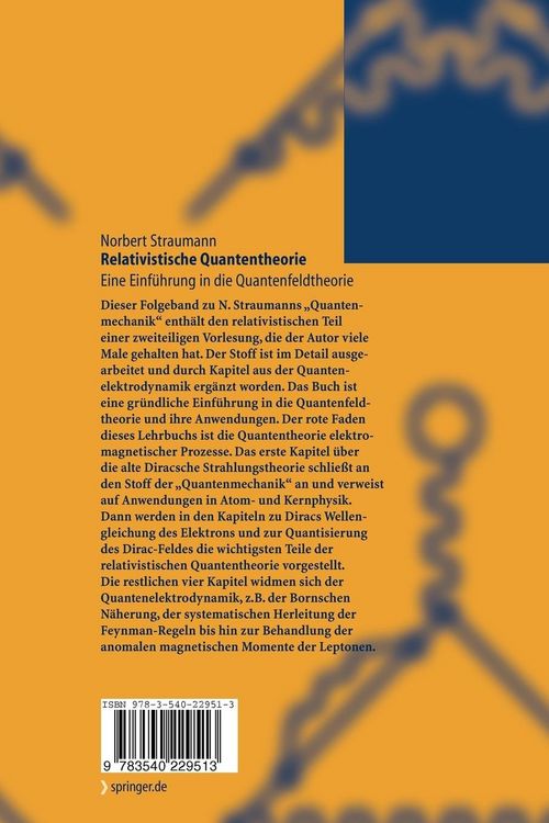 Produktbild: Relativistische Quantentheorie