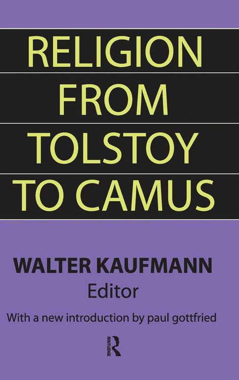 Produktbild: Religion from Tolstoy to Camus