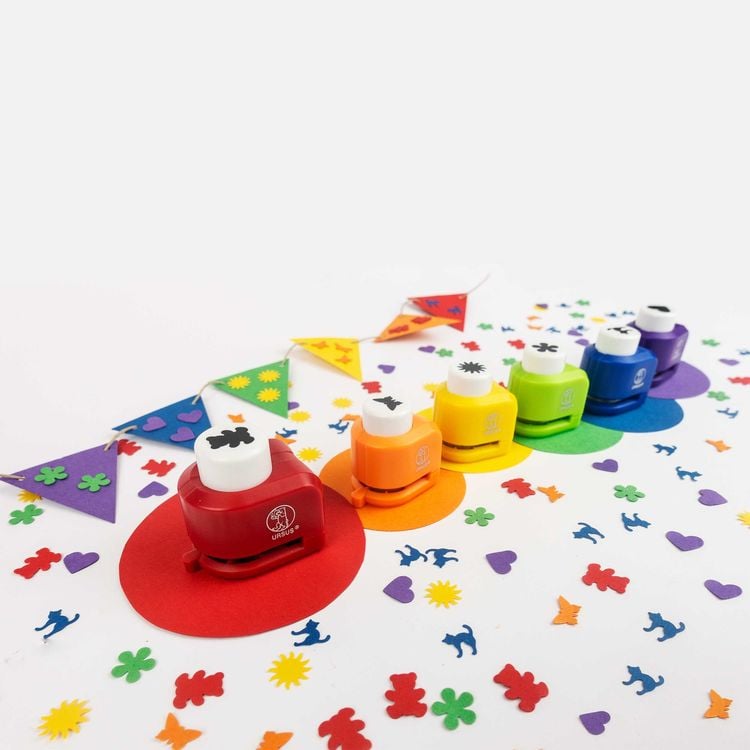 Produktbild: URSUS Bastel-Zubehör Mini-Locher Raupe, Sunny