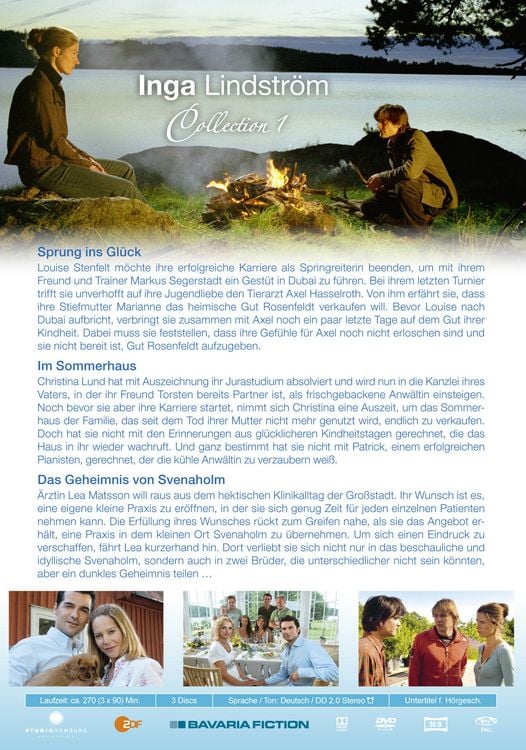 Produktbild: Inga Lindstr&ouml;m Collection 1 [3 DVDs]