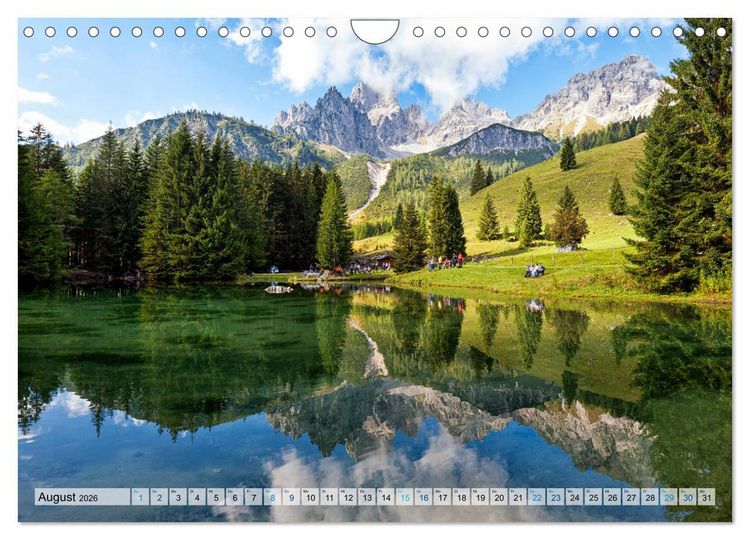Produktbild: &Ouml;sterreich Berg und See (Wandkalender 2026 DIN A4 quer), CALVENDO Monatskalender