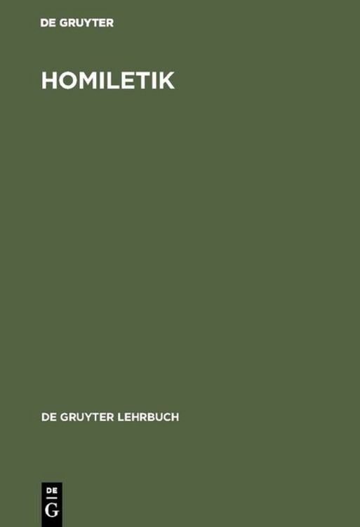Produktbild: Homiletik