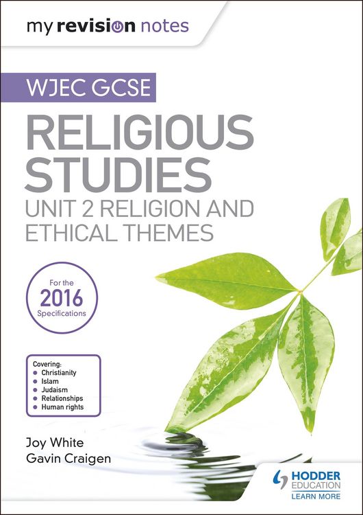 Produktbild: My Revision Notes WJEC GCSE Religious Studies: Unit 2 Religion and Ethical Themes