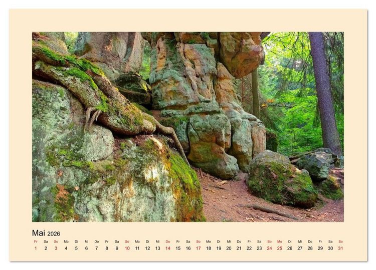 Produktbild: Grafschaft Glatz - Entdeckungen im Glatzer Kessel (hochwertiger Premium Wandkalender 2026 DIN A2 quer), Kunstdruck in Hochglanz