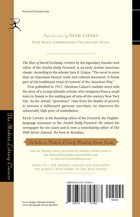Produktbild: The Rise of David Levinsky