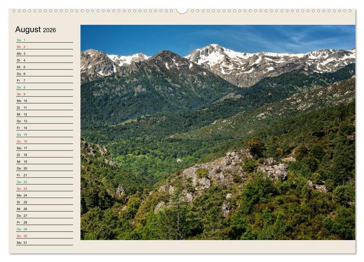 Produktbild: Korsika 2026 (hochwertiger Premium Wandkalender 2026 DIN A2 quer), Kunstdruck in Hochglanz