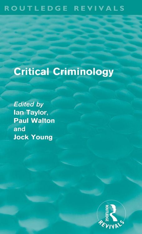 Produktbild: Critical Criminology (Routledge Revivals)
