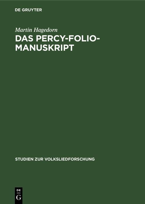 Produktbild: Das Percy-Folio-Manuskript