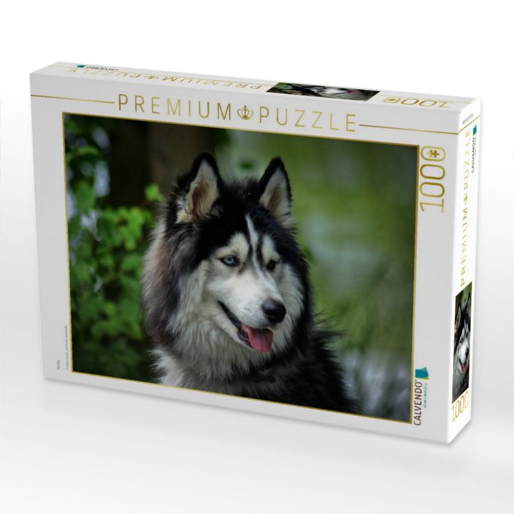 Produktbild: CALVENDO Puzzle Husky | 1000 Teile Lege-Gr&ouml;&szlig;e 64x48cm Foto-Puzzle f&uuml;r gl&uuml;ckliche Stunden