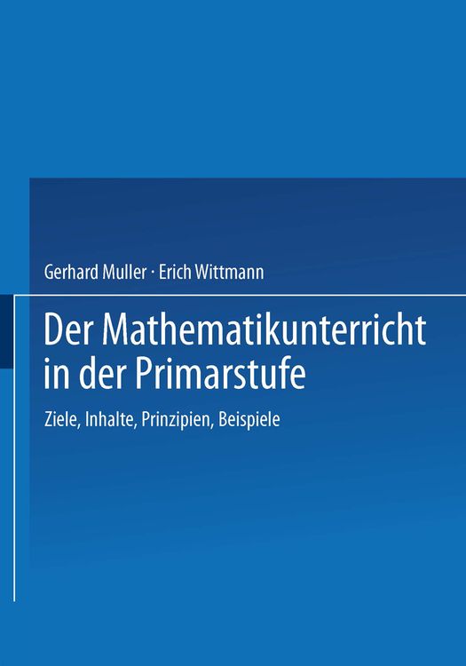 Produktbild: Der Mathematikunterricht in der Primarstufe