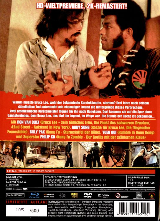 Produktbild: Bruce Lee - Der geheimnisvolle Tod - Limited Edition auf 500 St&uuml;ck - Cover A (+ DVD)