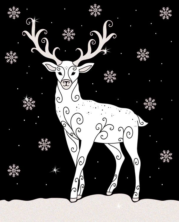 Produktbild: Glitzer-Malbuch - Magic Winter (Creative Time)
