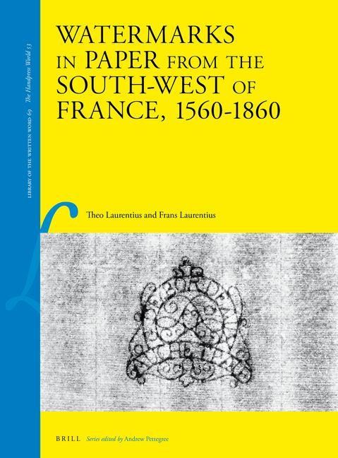 Produktbild: Watermarks in Paper from the South-West of France, 1560-1860