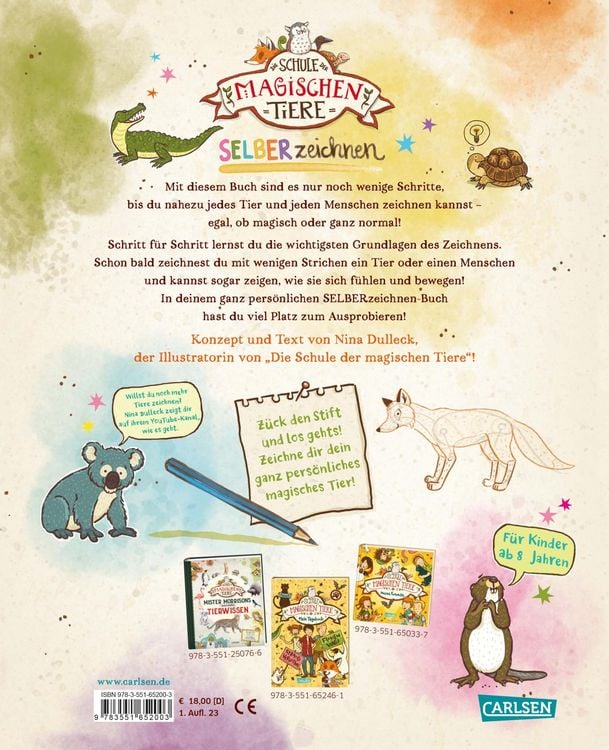 Produktbild: Die Schule der magischen Tiere Erstausstattung: SELBERzeichnen