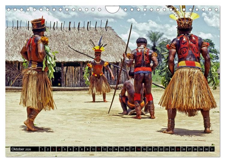 Produktbild: XINGU - Fluss der Menschenwesen (Wandkalender 2026 DIN A4 quer), CALVENDO Monatskalender