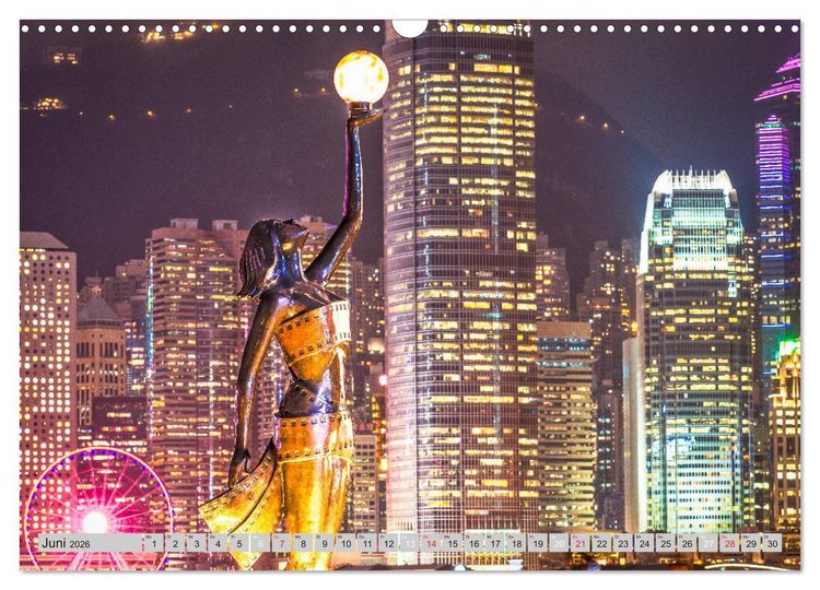 Produktbild: Hongkong Impressionen (Wandkalender 2026 DIN A3 quer), CALVENDO Monatskalender