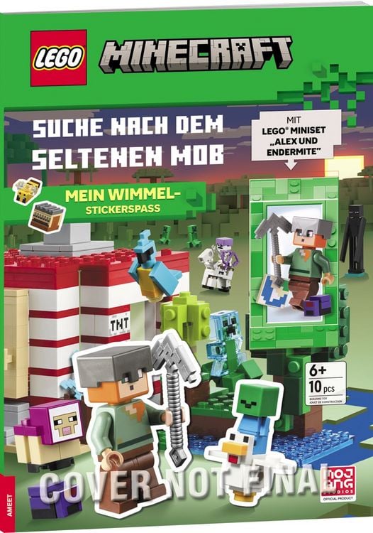 Produktbild: LEGO&reg; Minecraft&reg; - Suche nach dem seltenen Mob - Mein Wimmel-Stickerspa&szlig;