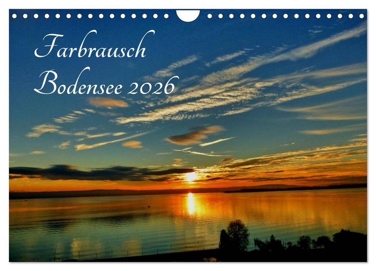Produktbild: Farbrausch Bodensee (Wandkalender 2026 DIN A4 quer), CALVENDO Monatskalender