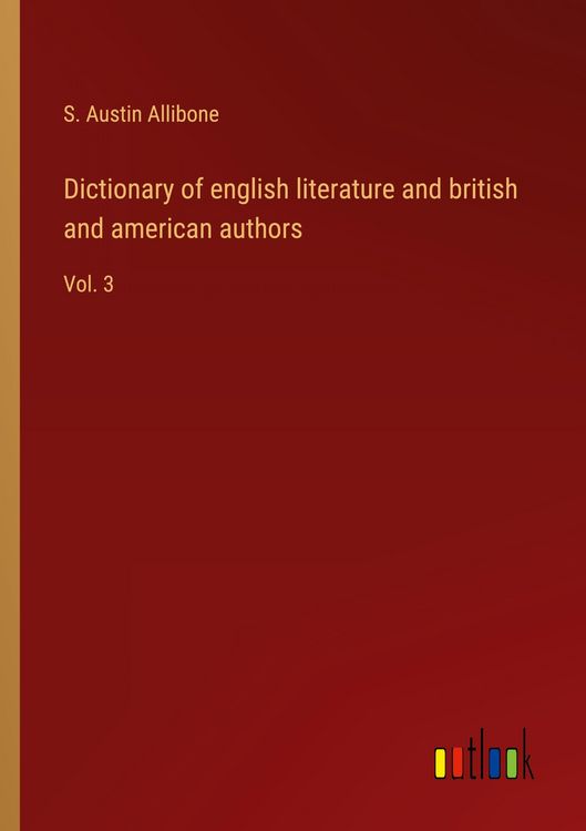 Produktbild: Dictionary of english literature and british and american authors