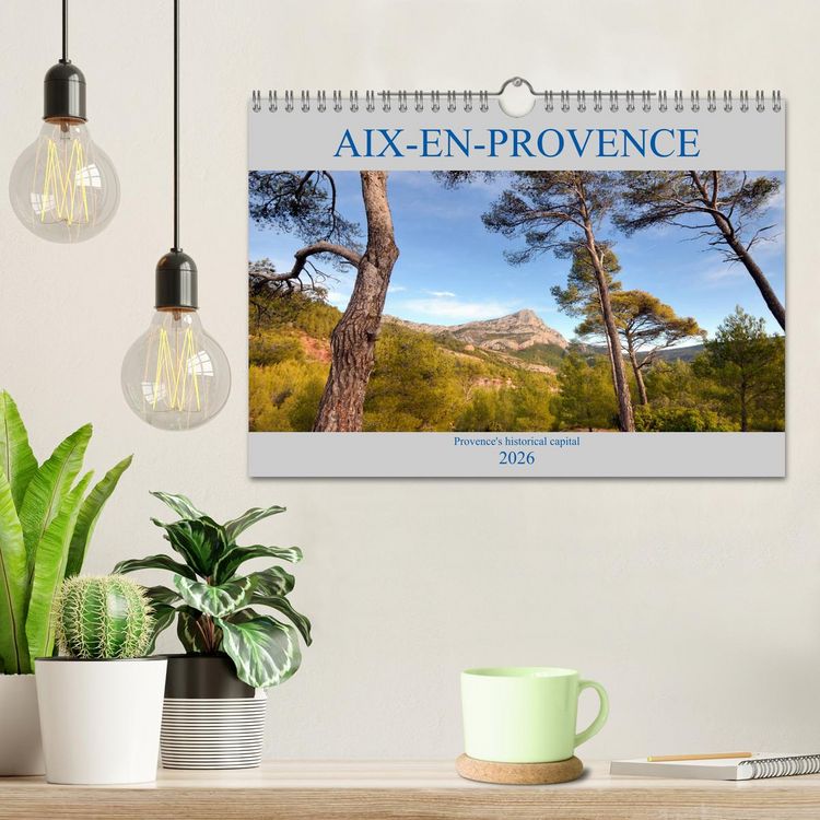 Produktbild: Aix-en-Provence, Provence's historical capital (Wall Calendar 2026 DIN A4 landscape), CALVENDO 12 Month Wall Calendar