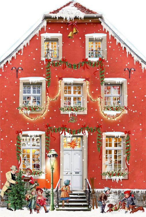 Produktbild: Aufstell-Adventskalender &ndash; Weihnachten bei uns Zuhaus