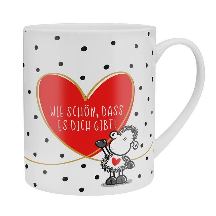Produktbild: Sheepworld Tasse "Sch&ouml;n, dass es dich gibt" XL