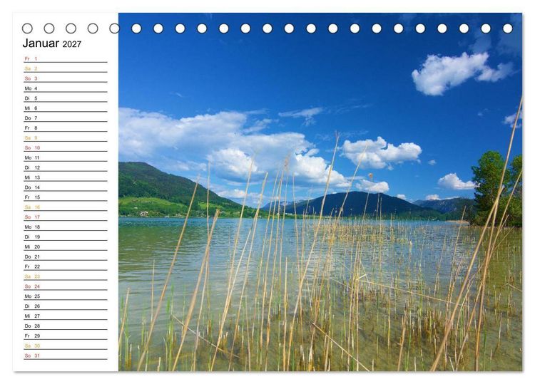 Produktbild: Traumhafter Mondsee (Tischkalender 2027 DIN A5 quer), CALVENDO Monatskalender