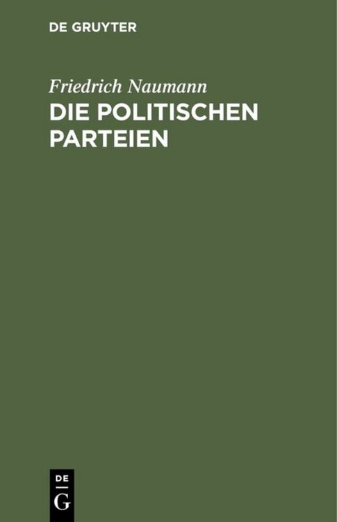 Produktbild: Die politischen Parteien