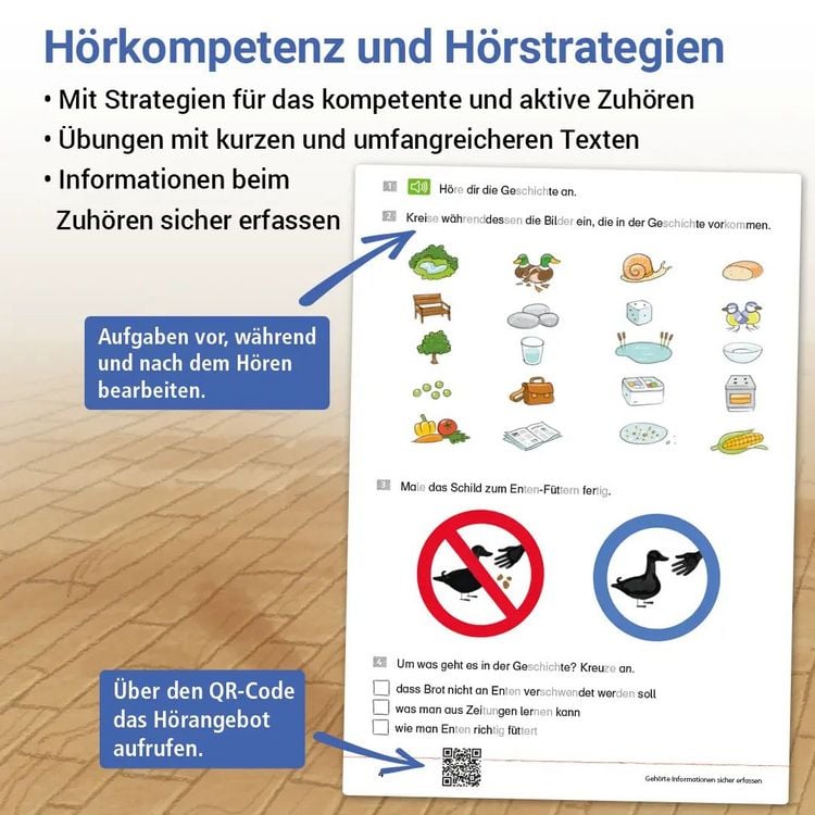 Produktbild: Das &Uuml;bungsheft Deutsch - H&ouml;rverstehen 3