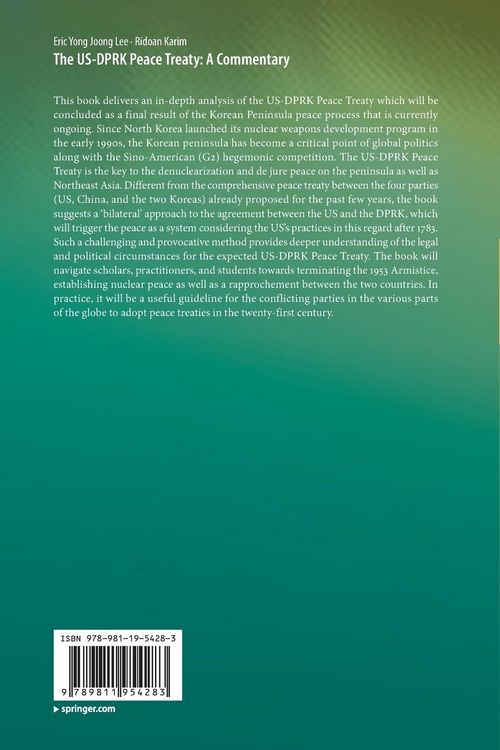 Produktbild: The US-DPRK Peace Treaty: A Commentary