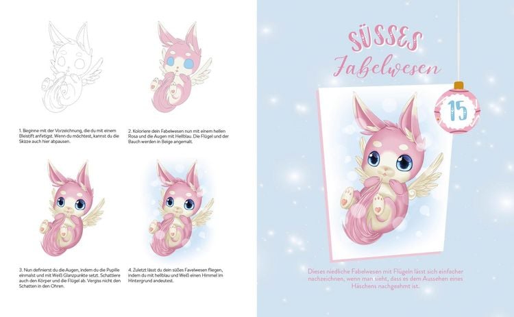 Produktbild: Mein Manga-Adventskalender-Buch: Magic Manga Christmas