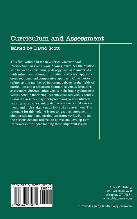 Produktbild: Curriculum and Assessment