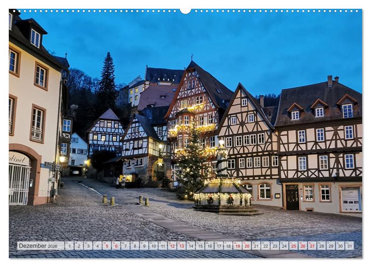 Produktbild: Miltenberg neu entdeckt (Wandkalender 2026 DIN A2 quer), CALVENDO Monatskalender