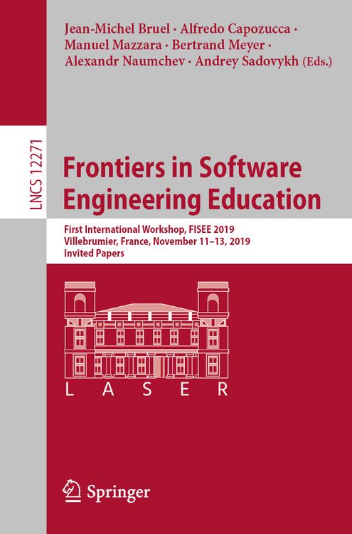 Produktbild: Frontiers in Software Engineering Education