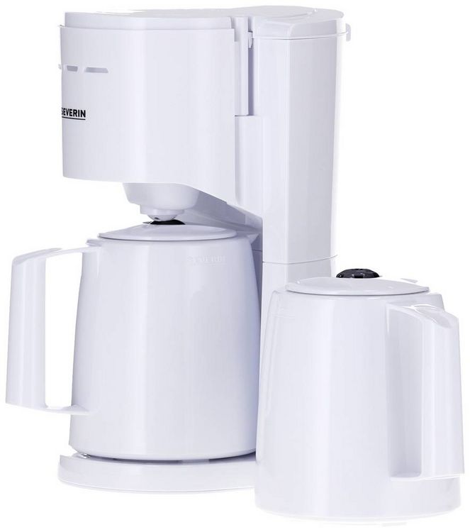 Produktbild: Severin KA 9309 Kaffeemaschine Wei&szlig; Isolierkanne