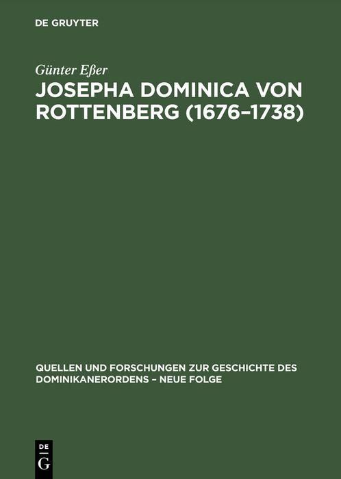 Produktbild: Josepha Dominica von Rottenberg (1676-1738)