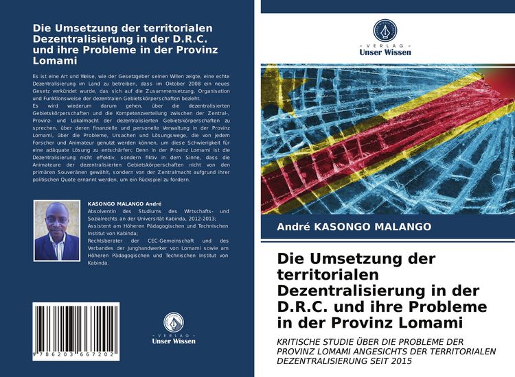 Produktbild: Die Umsetzung der territorialen Dezentralisierung in der D.R.C. und ihre Probleme in der Provinz Lomami
