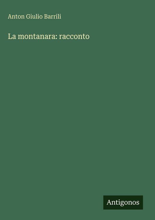 Produktbild: La montanara: racconto
